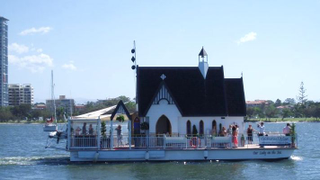 Illustration for article titled These Churches Are Floating on Water